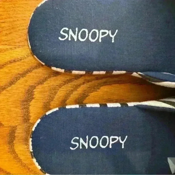 🌈 6/$60 Snoopy Peanuts Stripes Grey Blue Hello Weekend Kids 3/4 Women’s 5/5.5 - Picture 4 of 7